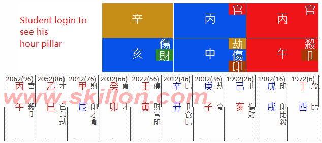  Childless Couple  八字 BaZi Four Pillars of Destiny Patt Chee